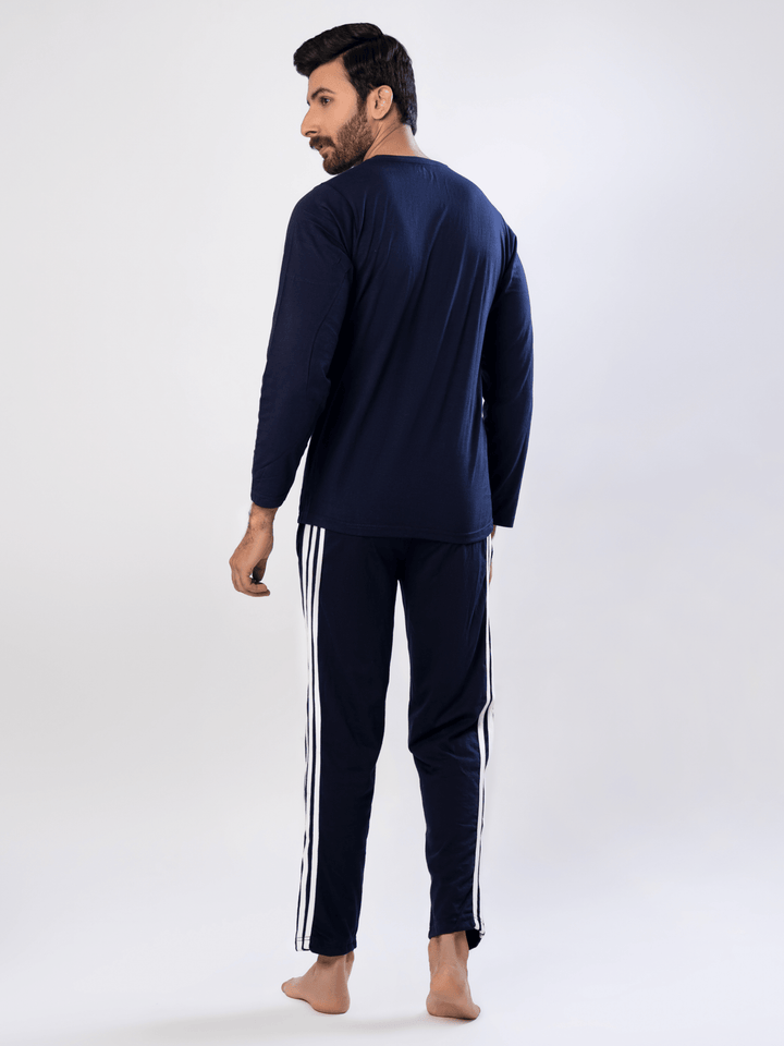 Men's Essential Night Suit (Full Sleeves) - Hinz Knit