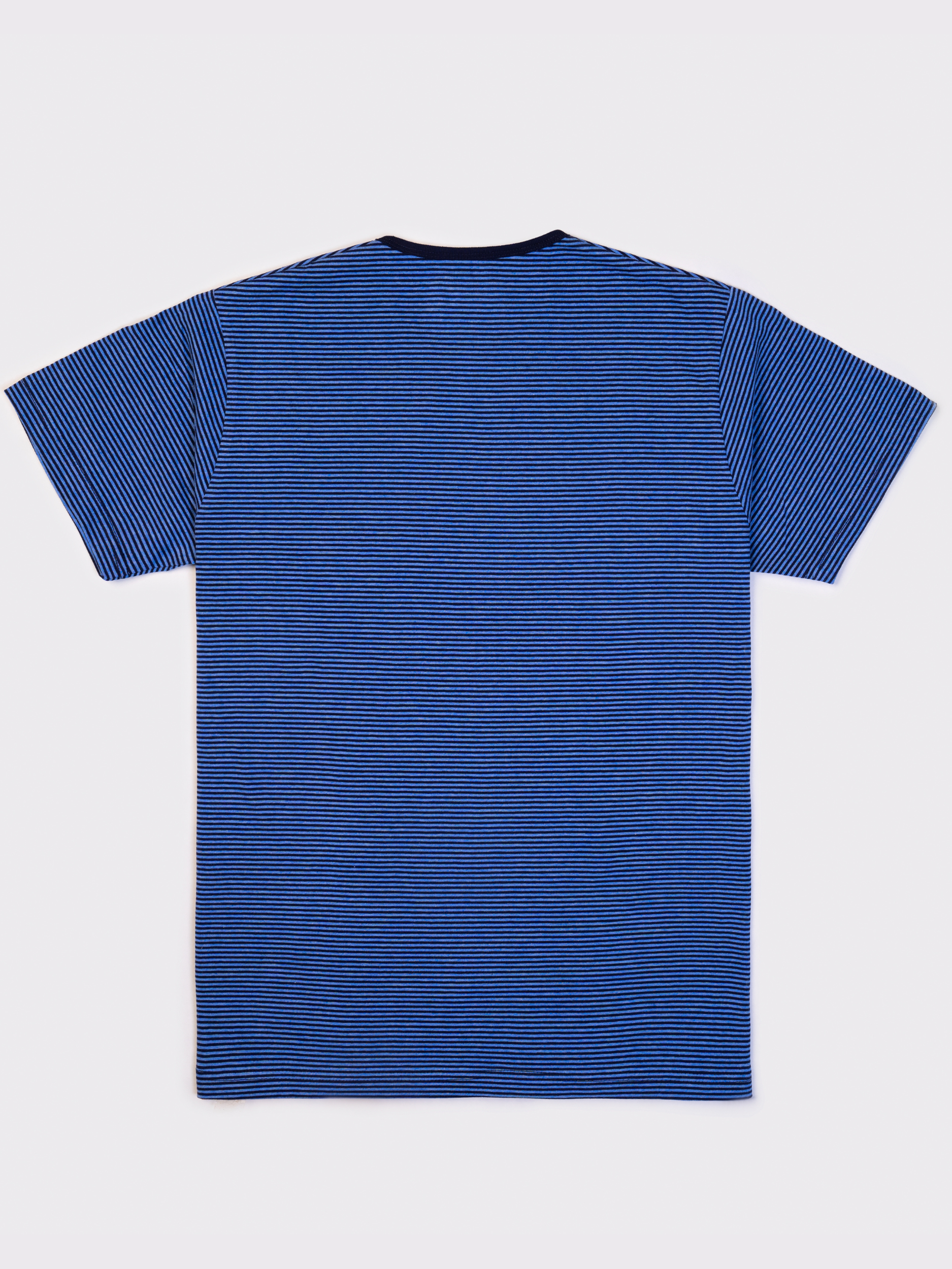 Blue Stripes Short Sleeve T-Shirt