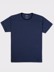 Midnight Navy Stripes Short Sleeve T-Shirt