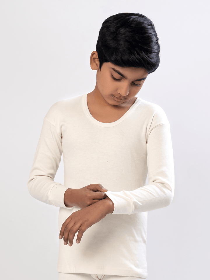 Kids Classic Thermal Top (999) - Hinz Knit