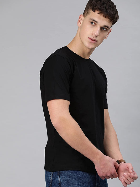 Men's Cotton Tees Short Sleeve (Black)