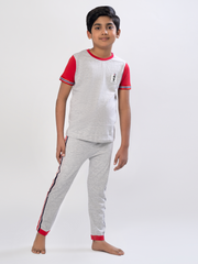Kids Classic Assorted Unisex Night Suit (Short Sleeves) - Hinz Knit