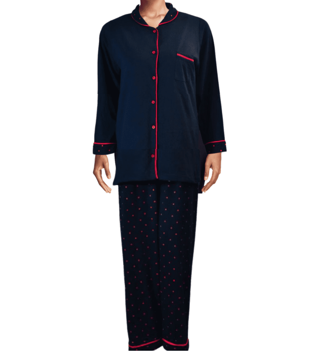 Women's Buttoned Night Suit