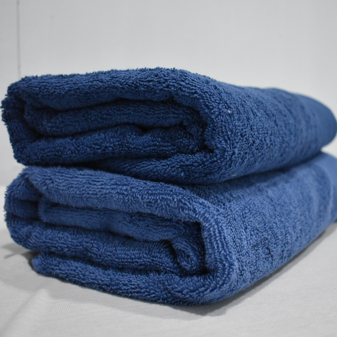 Premium (Pack of 2) Bath Size Towels (Blue)