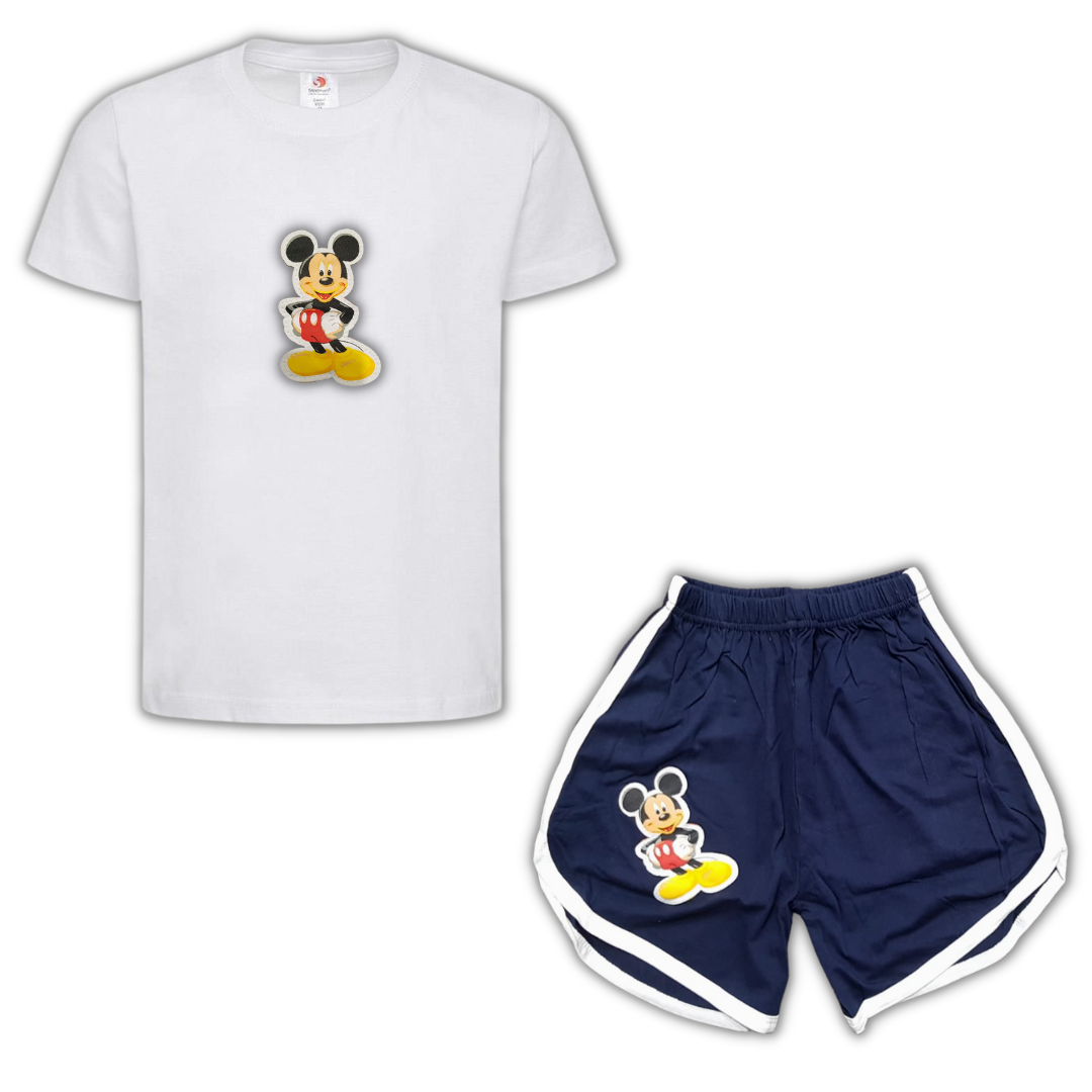 Boys Micky Mouse T-Shirt & Nicker Set