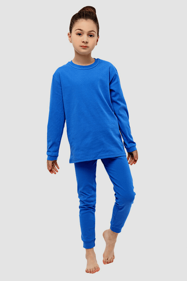 Girls Solid Suit Full Sleeves