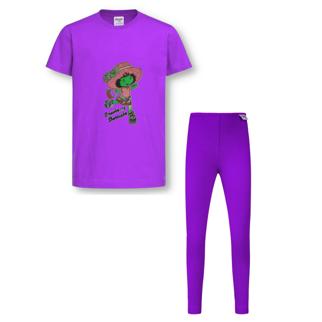 Kids T-Shirt And Long Nicker Suit