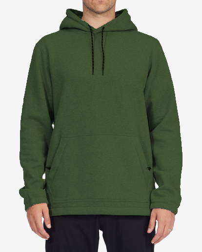 Men's Premium Fleece- Hoodie (Army Green)