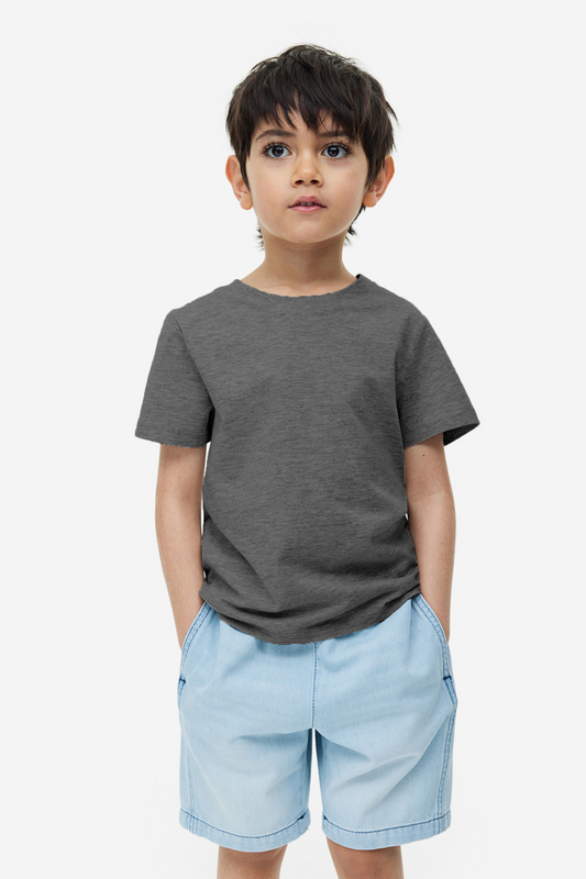 Kids Unisex Cotton Tees - Half Sleeves