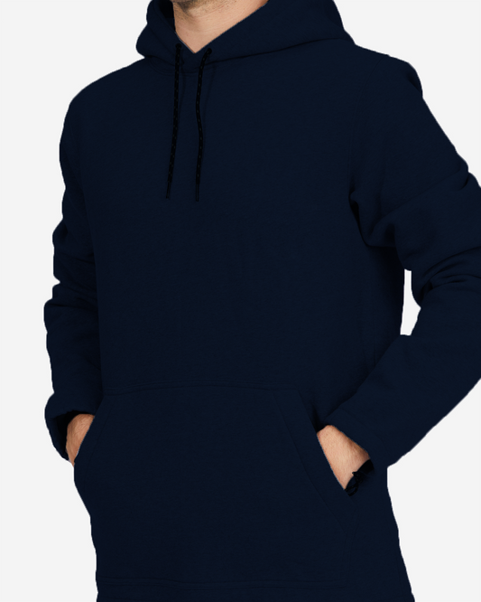 Men's Premium Fleece- Hoodie (Navy)