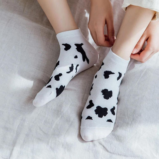 Hinz Dalmatian Ankle Sneaker  Socks