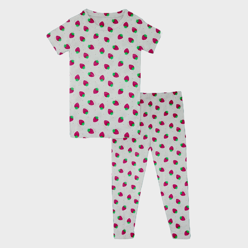 Girls T-shirt and Trouser (Strawberry Printed)