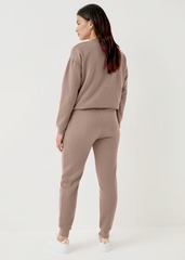KHAKI Sweatshirt & Tapered Joggers