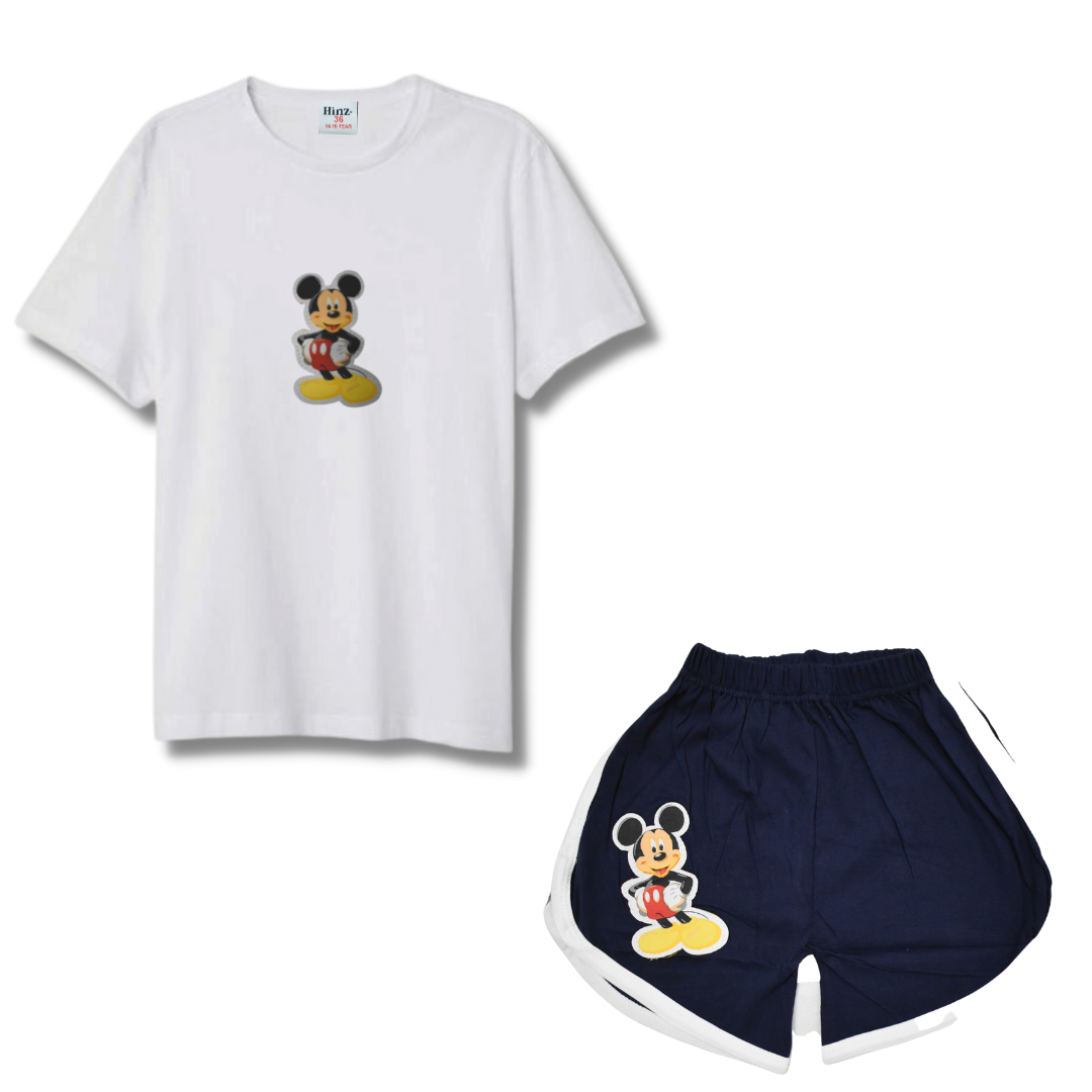 Micky Mouse T-Shirt & Nicker Set Boys