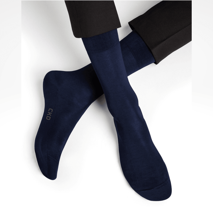 plain Navy blue socks for men & socks for women by hinz