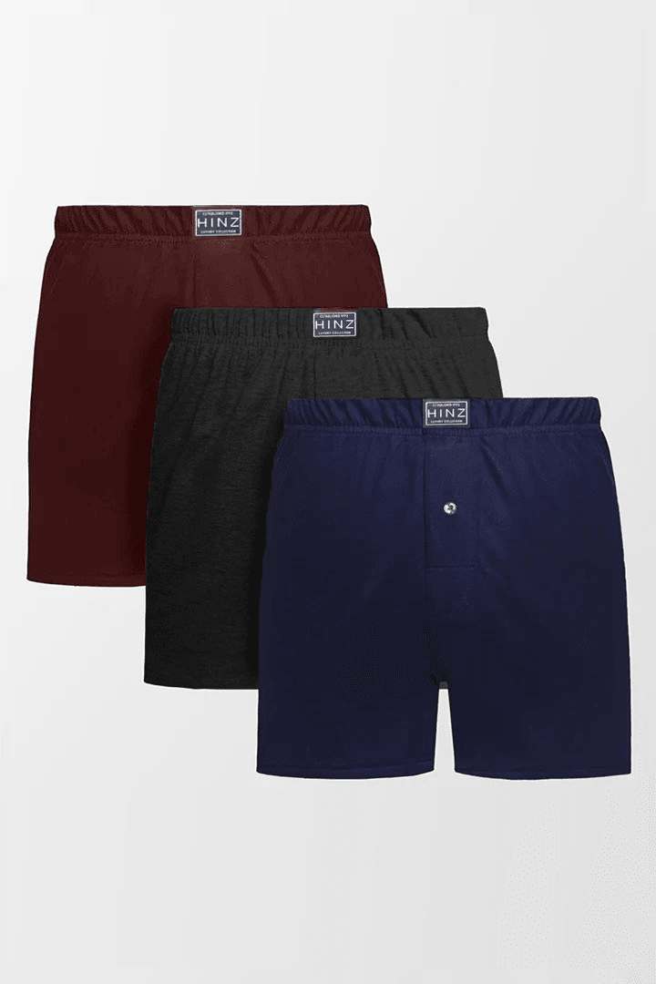 Men's Jersey  Boxer Shorts - PACK OF 3 COLORS TF