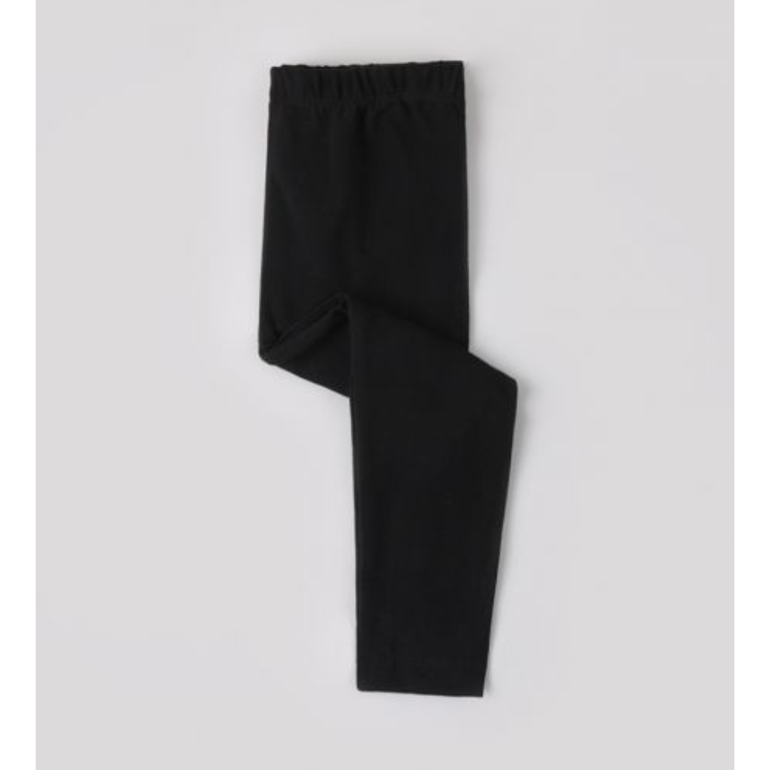 Hinz Classic Rib Leggings  (Black) - Hinz Knit