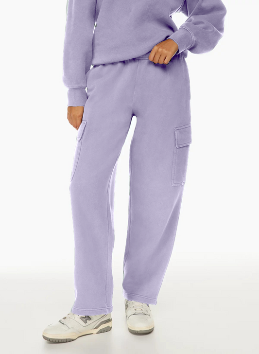 Lilac Sweatshirt & Cargo Pant