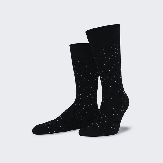Premium Mercerized Socks Dotted- (For Adult) - Hinz Knit
