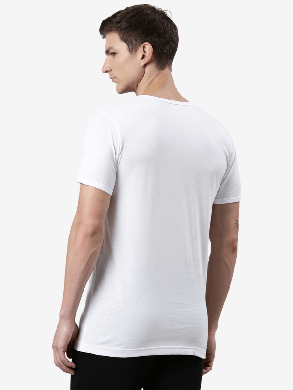 Cotton baniyan gents Short Sleeves Burton 805 - Hinz Knit