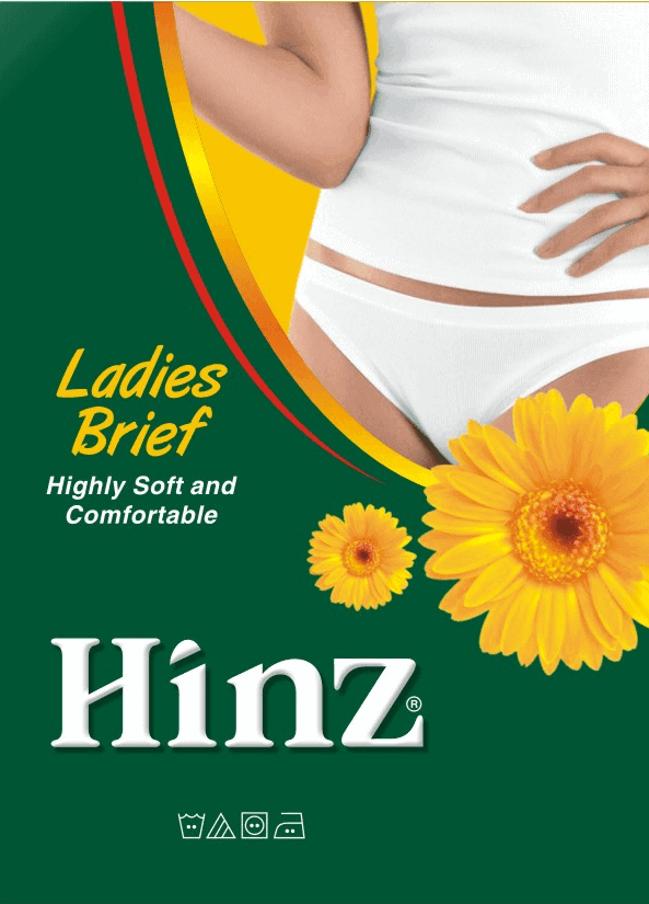 white cotton Briefs for Women by hinz
