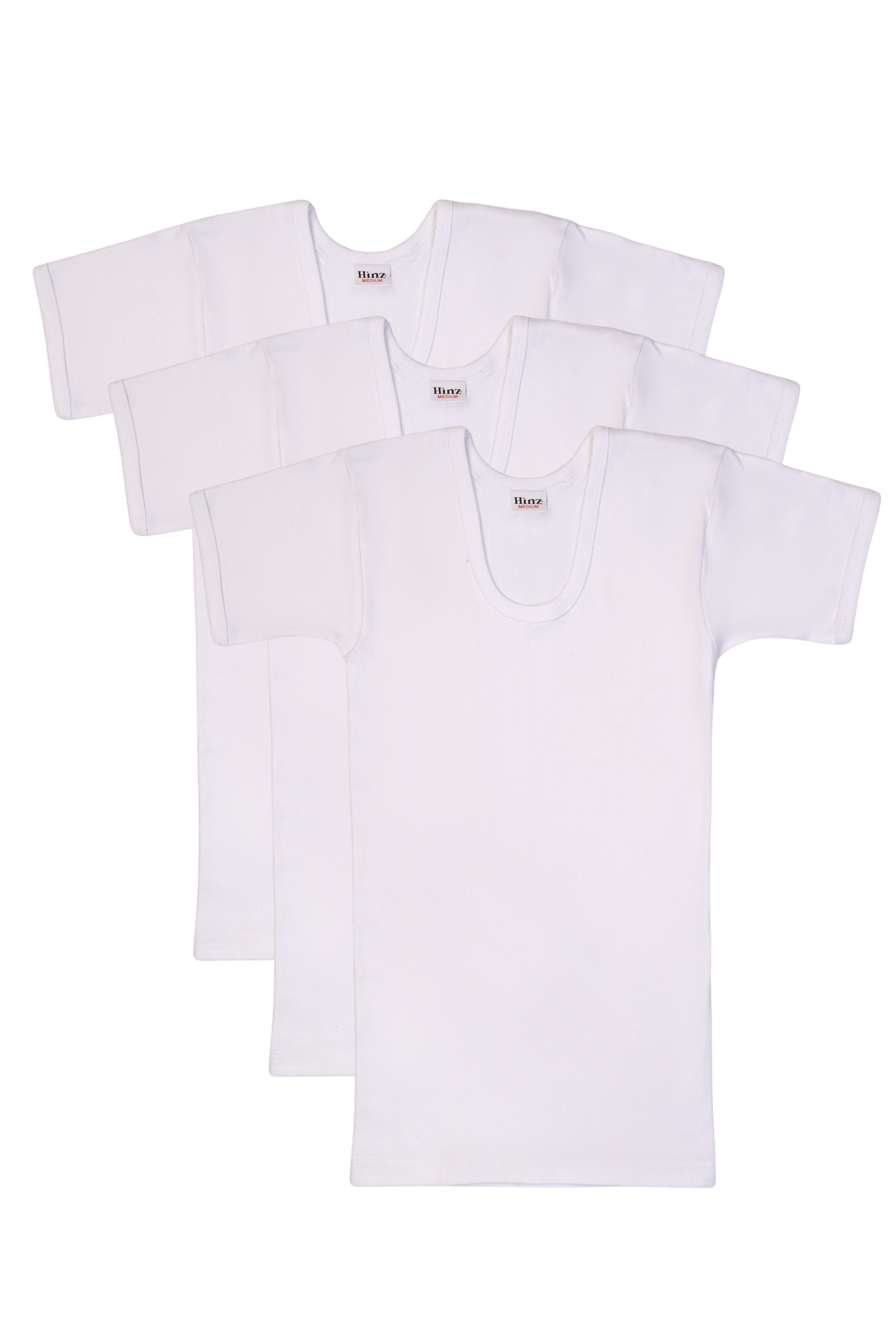 Kids (Pack Of 3) Summer Vest Short Sleeves (786)